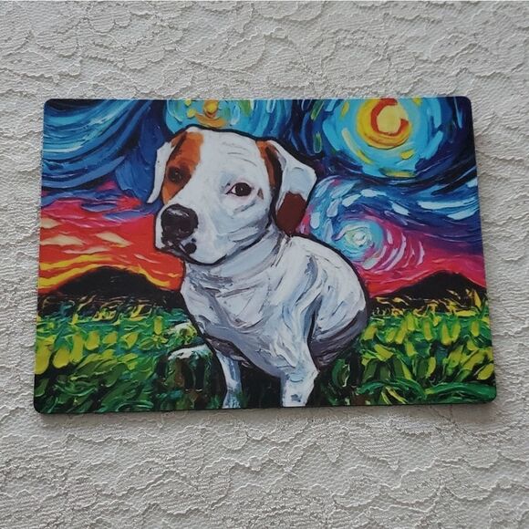 Pit Bull Mix Dog Starry Night Magnet - Picture 3 of 3